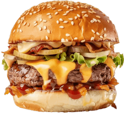 Burger Gà Cay